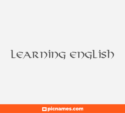 Learning English